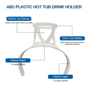 Spa Cup Holder for Inflatable Pools - Grey