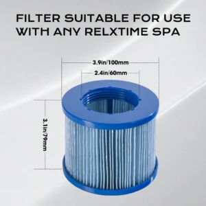 Relxtime Blue Filter Cartridge Replacement 6 Pack