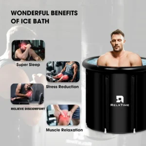 Portable Ice Bath Tub XL 105 Gallon with Cover