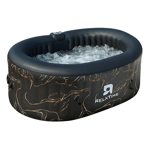 2 Person Oval Black Spa