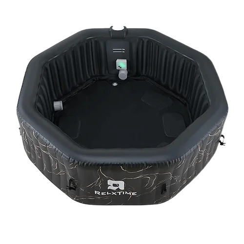 4-6 Person octagonal Black Spa