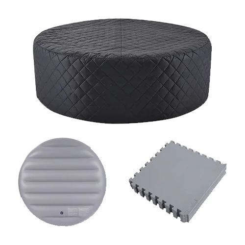 Valentine’s Pick | 2–4 Person Round Hot Tub Cover and Mat
