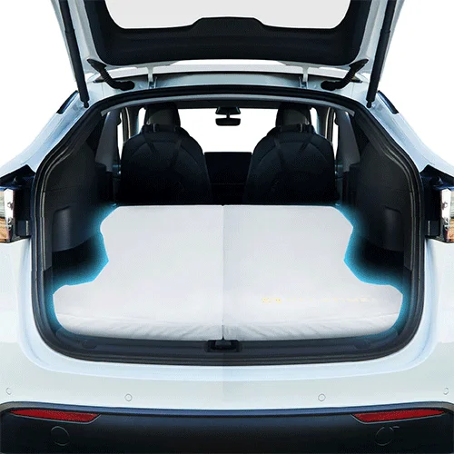 Tesla Model Y Memory Foam Mattress - Portable, Foldable & Machine Washable for Camping & Travel