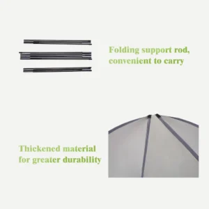 Outdoor Hot Tub Canopy With Windproof Sun Shade Covers