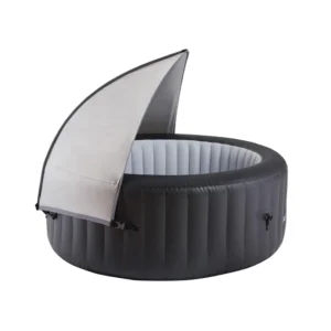 Outdoor Hot Tub Canopy With Windproof Sun Shade Covers