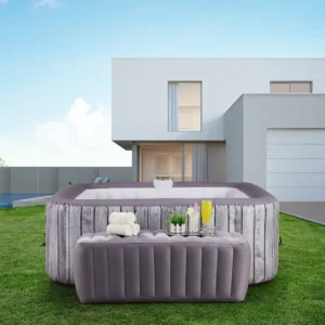 Inflatable Rectangle Surround Bench for Outdoor Spa Seat