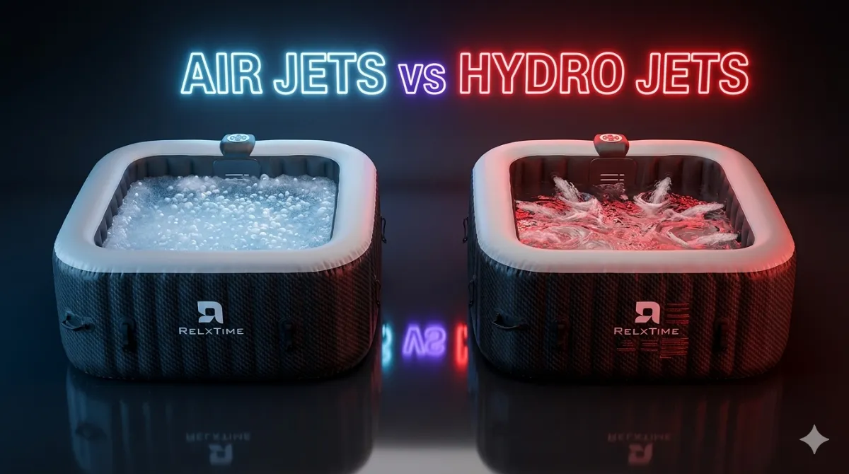 Air Jets vs Hydro Jets in an Inflatable Hot Tub
