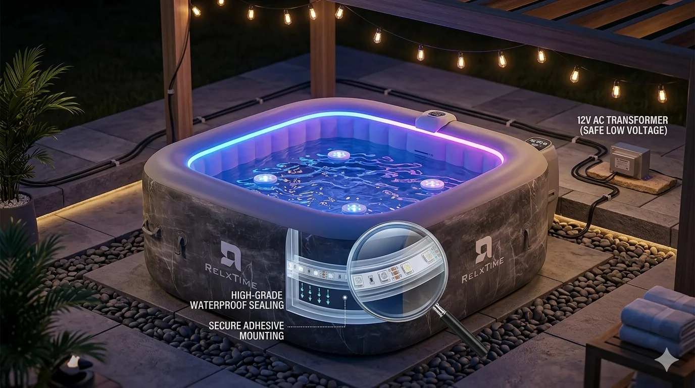 How to Install Waterproof LED Lights in Your Hot Tub