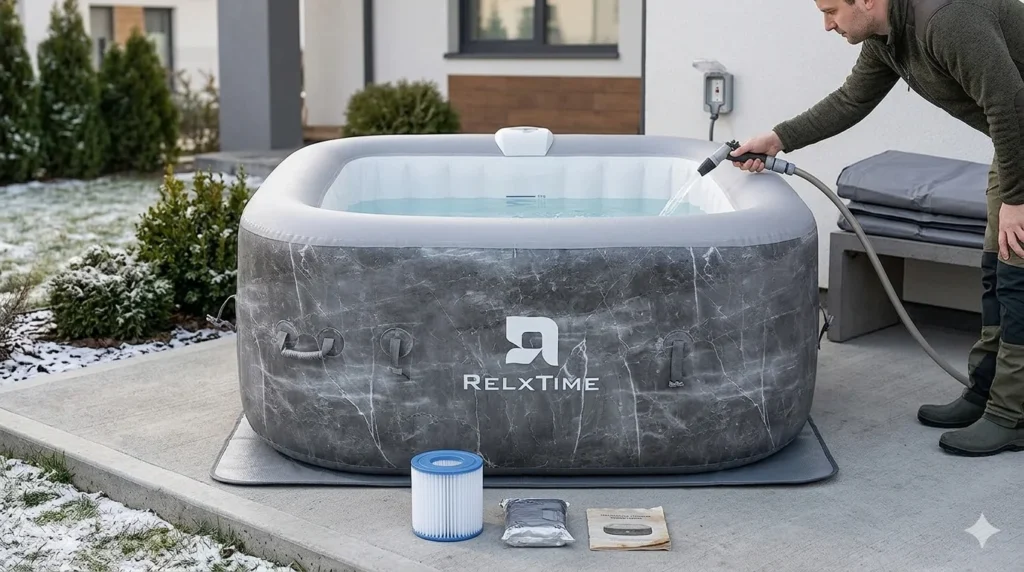 How to Fill an Inflatable Hot Tub for the First Time