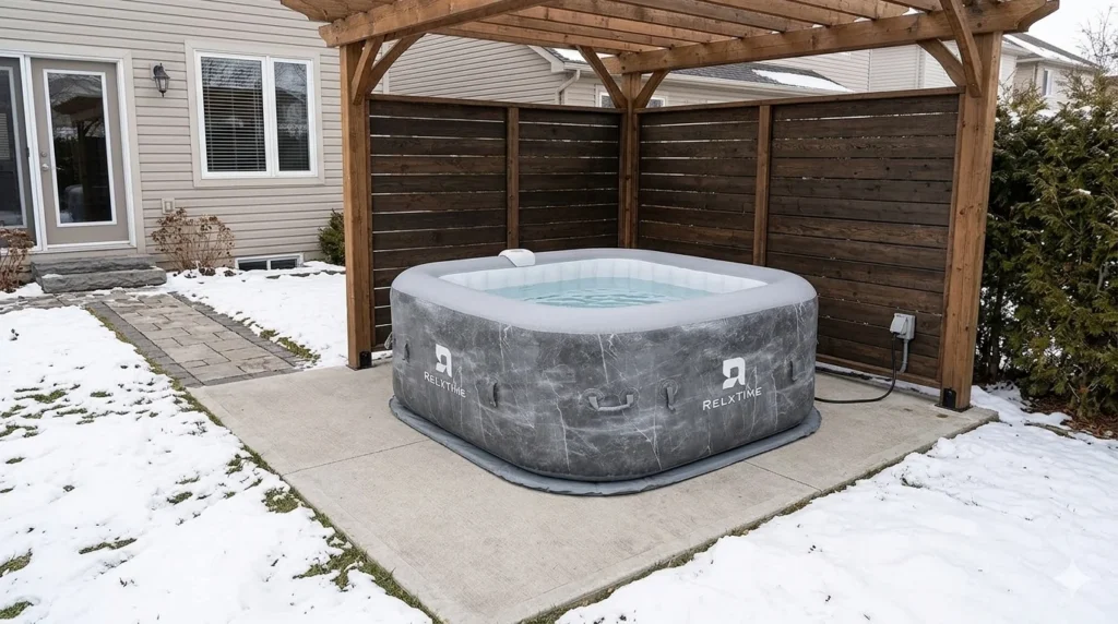 Where to Place an Inflatable Hot Tub in Your Backyard