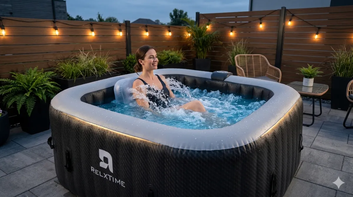 Hot Tub Inflatable Bench