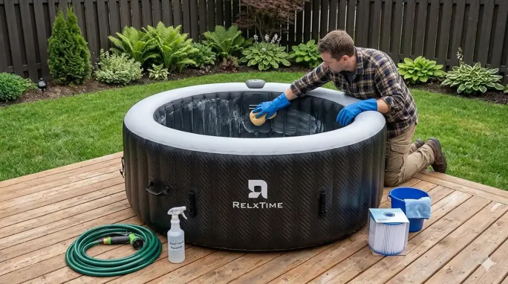 How To Deep Clean An Inflatable Hot Tub